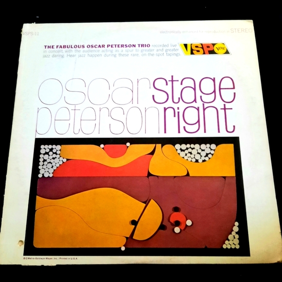 Oscar Peterson[- Stage Right, Verve Records, Vinyl LP 1966 - Picture 1 of 7